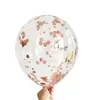 Globo de Lentejuelas al por Mayor 12 pulgadas Látex Transparente Confeti de Lentejuelas de Colores Decoración de Globos para Bodas Cumpleaños Fiestas Utilería