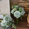 Dália Peônia Buquê Flores Artificiais Fabricante Decoração de Casa Buquê de Casamento Parede de Flores Rosa Flores Falsas Transfronteiriço Ins