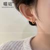 Hee goo E2272 Pendiente de plata S925 con lazo para mujer, estilo coreano original nuevo, pendientes de diseño de nicho ins