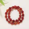 Populares en el comercio exterior, pulseras de cuentas hechas a mano para hombres y mujeres para aliviar la ansiedad, pulseras de la suerte del zodíaco de cristal natural europeas y americanas