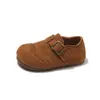 Zapatos Birkenstock Suela Suave Zapatos para Niños Pequeños 2026 Otoño Nuevos Versátiles Zapatos de Cuero Zapatos Individuales para Niños Retro Niñas Versátiles Zapatos de Cuero