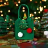 Bolsa de feltro de maçã de Natal Bolsa de presente de feltro para véspera de Natal para namorada Bolsa de presente de feltro fabricantes