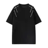 Camiseta de Manga Corta para Hombre, Nuevo Estilo Verano 2026, Marca Americana de Moda, Top Holgado, Camiseta Deportiva Casual de Cuello Redondo con Media Manga, Elegante