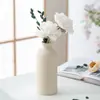 Juego de 4 Jarrones Cerámicos Transfronterizos, Estilo de Porcelana Moderna Neutra, para Mesa de Comedor, Chimenea, Entrada, Decoración de Estantería