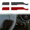 Aplicable a Seat Ibiza 03-08 Modificación Interior Fibra de Carbono Panel de Almacenamiento Consola Central Palanca de Cambios Faros