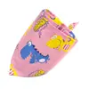 Bandana de Algodón Sarga para Perro Mascota Estilo de Atar Babero Infantil Bufanda para Cabeza de Bebé Empaquetado Individualmente
