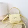 Bolso Pequeño Cuadrado de Hombro Cruzado Versátil Simple de Moda Nuevo Verano 2026 para Niños con Lazo de Puntos