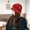 Nuevo Suéter Delgado Estilo Retro Japonés Otoño/Invierno Gorro Holgado para Adelgazar la Cara Protección contra el Frío Gorro de Punto Protección para los Oídos Cálido Gorro para el Frío