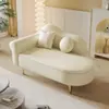 Mejora de Apartamento Pequeño: Sofá Chaise Longue con Capacidad de Almacenamiento, Sillón Reclinable Estilo Europeo, Área de Descanso Mini Tienda de Ropa para Dormitorio, Sofá Individual Color Caramelo