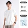 Camiseta de punto para hombre de manga corta, moderna, 2025, nueva para hombre, fitness, casual, pesada, de alta gama