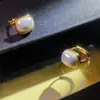 Pendientes Retro de Perlas Franceses para Mujer, Pendientes de Lujo Ligero de Nicho de Alta Gama para Otoño e Invierno, Pendientes Simples de Temperamento y Pendientes