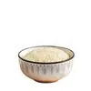 Tazón de Arroz Japonés Hogar 2024 Nuevo Tazón de Cerámica Tazón de Arroz Tazón Pequeño Color Bajo Esmalte Juego de Tazón y Plato de Alto Valor Vajilla