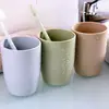 Vaso para Cepillo de Dientes para Baño, Elegante Vaso para Cepillarse los Dientes, Sencillo Vaso para Enjuague Bucal para Dormitorio, Vaso de Plástico para Cepillo de Dientes de Pareja para Estudiantes