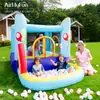 AMF pequeno castelo inflável escorrega infantil trampolim inflável castelo inflável doméstico infantil castelo de tecido Oxford infantil