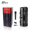 Sing-E Zqs4243W Altavoz Nuevo para Fiestas Luz LED Bluetooth Inalámbrico Portátil