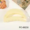Qiyue Clip de Agarre de Aceite en Spray UV de Alta Gama para PC Transfronterizo Pinza para el Cabello de la Parte Posterior de la Cabeza Accesorios para el Cabello Pinza Grande de Tiburón Tocado para Mujeres