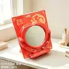 Shunxin Espejo de Plástico para Boda Dragón y Fénix Espejo de Maquillaje Espejo de Mesa Espejo de Doble Cara Espejo de Belleza Espejo de Maquillaje Espejo de Escritorio Doble Espejo de Tocador
