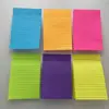 Adesivos Fluorescentes Personalizados de Fábrica com Linhas Horizontais Notas Criativas Coloridas Notas Adesivas N-Time Planner Notas Adesivas Podem Ser Descoladas e Têm Forte Aderência