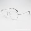 Gafas de titanio puro con montura ultraligera para miopía, gafas cuadradas retro 4011 para hombre, se pueden equipar con montura completa de titanio al por mayor.