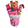 [Personalización de Pedidos Pequeños] Ramo de Muñecas Navideñas, Muñeca para el Día de San Valentín, Regalo para Niñas y Mejores Amigas, Transfronterizo