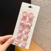 Cuerda para el pelo linda para niños, pequeña, sin dañar el pelo, para niñas pequeñas, tiras de goma, accesorios para el pelo, diadema de dibujos animados, tocado de princesa, cuerda para el pelo