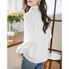Camisas de Lujo Ligero para Mujer Otoño Nuevo Delgado Casual Moda Protección Solar Diseño de Camisa Blanca para Mujer