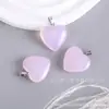 Venta Caliente Transfronteriza Colgante Corazón de 20 mm, Colgante Corazón de Color Gelatina, Accesorios de Collar Corazón Durazno, Suministros para Manualidades