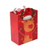 Bolsa de Regalo Navideña Transfronteriza Bolsa Souvenir de Dibujos Animados de Papá Noel Empaque de Bocadillos para Fiesta Festiva Comercio Exterior