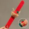 Chifres de Rena de Natal Transfronteiriços Decoração de Árvore Pequena Presilha de Cabelo de Natal Pelúcia Fofa Adereço de Cabeça para Festa de Feriado Acessórios de Cabelo para Meninas