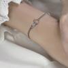 Pulsera de Pareja Rama de Montaña de Madera Un Par de Nicho de Pareja Combinación Total Temperamento Viento Frío Sentido de Alta Gama Joyería de Mano Venta al por Mayor