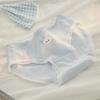 Ropa interior dulce y linda para mujer Moe Conejo Azul Cadera Transpirable Algodón puro Entrepierna antibacteriana Calzones de niña de cintura media