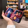 Aplicable para Funda de Teléfono Samsung S26 Ultra Cubierta Protectora A57 S24 Bandera Nacional Fuegos Artificiales PU Suave S25 PLUS Personalidad A17