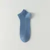 Meias Curtas Respiráveis de Malha Personalizadas de Verão Finas Meias Cano Baixo Absorventes de Odor que Secam o Suor Meias Esportivas de Algodão Meias de Malha Respirável Homens