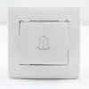 Yaki Factory Suministro de Exportación Estética Europea Blanco Doble Agujero Enchufe de Pared Tipo Doméstico 86 Enchufe de Pared Superficial