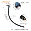 Conector inflador de coche manómetro de presión de aire manómetro de presión de neumáticos tubo accesorios tubo de inflado de neumáticos cabezal de inflado tubo de extensión del manómetro de presión de neumáticos