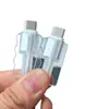 Protector de cable de datos transparente para Apple 18/20W, protector de cable anti-rotura para cable de carga de teléfono tipo-C