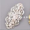 Calidad de retención de color clip para el pelo antiguo accesorios diy para hacer ropa china básica clip lateral accesorios para el pelo de metal dorado