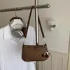 Outono 2026 Popular Nova Elegante Bolsa de Ombro Único para Axila Simples Pequena Bolsa de Axila Tendência Moda Bolsa de Mão com Estampa de Leopardo para Mulheres