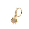 Joyería para Piercing Transfronteriza Aro para Nariz Clavo para Nariz Simple de Nicho Clavo para Nariz con Colgante de Circonita Microincrustada Aro para Nariz para Hombres y Mujeres Adornos para Nariz Personalizados Modernos Geniales