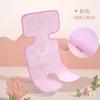 Colchoneta de verano para carriola de bebé, colchoneta de seda de hielo, asiento universal para silla de comedor, transpirable, sombrilla para niños, colchoneta para coche, punto