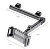 Soporte para Tableta en Reposacabezas Trasero para Viajes, Barra de Reposacabezas Calmante, Soporte Retráctil para Tableta, Soporte para Teléfono en Reposacabezas Trasero de Coche