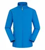 Chaqueta ligera de una sola capa con cuello alto y forro de malla de fibra de poliéster pongee de alta elasticidad, adecuada para ropa de trabajo corporativa y actividades de team building