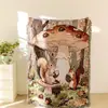 Tapeçaria de Animal da Floresta Curativa, Capa de Sofá, Manta para Todas as Estações, Tecido de Tapeçaria para Decoração de Parede de Quarto