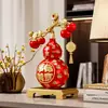 Nuevo Adorno de Calabaza Estilo Chino para Atraer Riqueza y Proteger el Hogar, Adecuado para Sala de Estar, Entrada, Estante de Exhibición y Decoración de Sala de Té