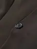 Comércio Exterior Transfronteiriço Moda Europeia e Americana Feminina Outono/Inverno 2025 Blazer de Veludo com Gola de Terno de Botão Duplo