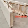 Cama Pequeña para Niños de Madera Maciza Ampliada con un Espacio de 30cm40, Mesita de Noche Ampliada y Alargada de 50cm, Práctica y Cómoda