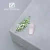 Novos Adesivos de Unha Dopamina Coloridos Longos 2x4mm de Formato Irregular com Fundo Plano e Acessórios de Strass