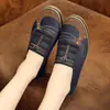 Zapatos de Mujer con Suelas de Tendón de Res, Nuevo Modelo 2026, Zapatos Casuales Planos para Personas de Mediana Edad y Mayores, Adecuados para el Trabajo, Zapatos de Tela, Disponibles al por Mayor