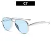 Gafas de Sol Clásicas Retro Europeas y Americanas con Doble Puente Versátiles y Elegantes Estilo Piloto Protección Solar de Moda Gafas de Sol Transfronterizas