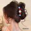 Pinza para el pelo versátil estilo coreano, accesorio para el pelo de color contrastante, nuevo modelo de alta gama 2026, pinza de tiburón de gran volumen para mujer